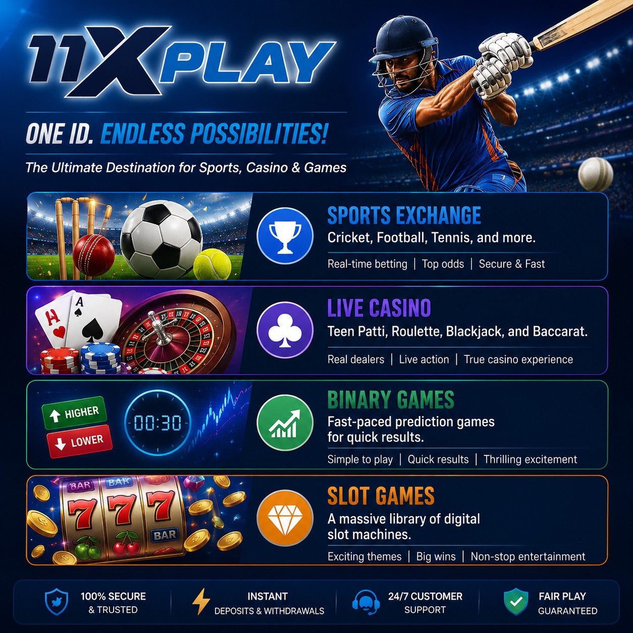 11xplay Sport Exchange ID in Minutes